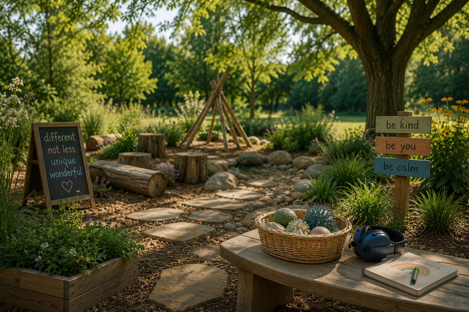 A comfortable and sensory-aware setting for neurodivergent care